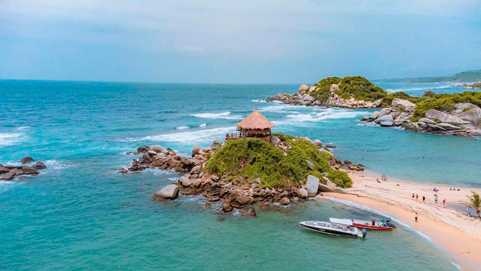 Hostal Mirador Dentro Del Parque Tayrona El Zaino Buitenkant foto
