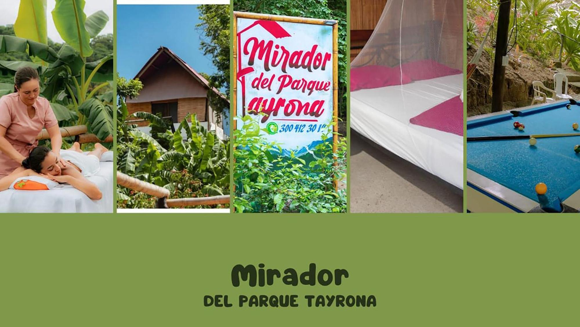 Hostal Mirador Dentro Del Parque Tayrona El Zaino Buitenkant foto